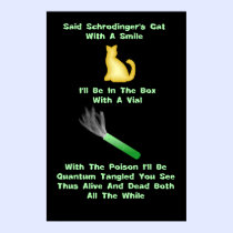 Schrodinger's Cat Limerick posters