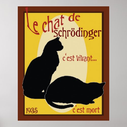 Schrodinger's Cat posters