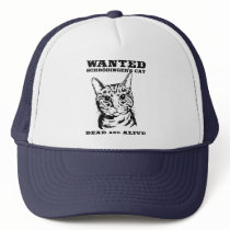 Schrodinger's cat wanted dead or alive hats