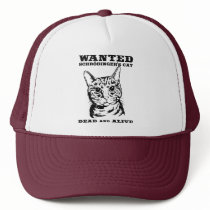 Schrodinger's cat wanted dead or alive hats