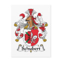 Schubert Family Crest postcards