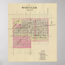 Schuyler and Leigh, Nebraska Poster