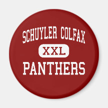 Schuyler Colfax - Panthers - Middle - Wayne Refrigerator Magnets