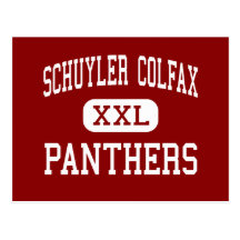 Schuyler Colfax - Panthers - Middle - Wayne Post Card