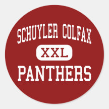 Schuyler Colfax - Panthers - Middle - Wayne Sticker
