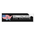 Schwarzenegger for Senator 2010 bumper stickers