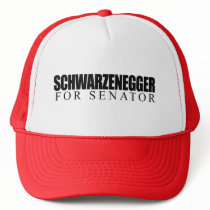 Schwarzenegger for Senator hats