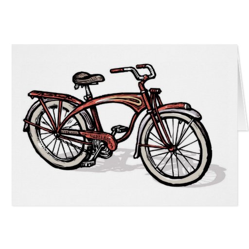 Schwinn Red Phantom Bicycle Cards