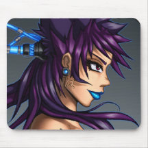 Sci-Fi Anime Girl Mouse Mat