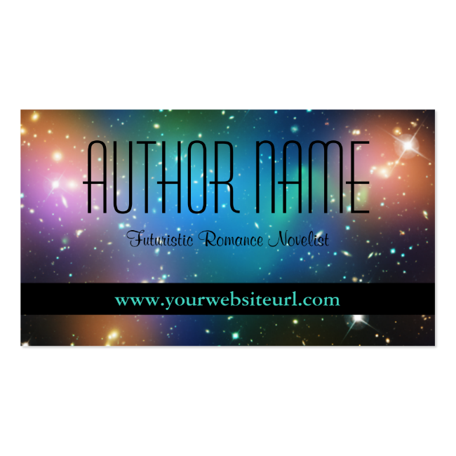 Sci Fi Author Business Card