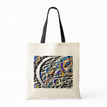Sci-Fi Book Bag "Abstract Moon"