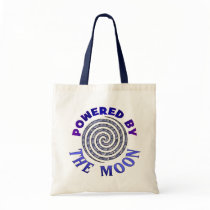 Sci-Fi Book Bag " POWERED BY THE MOON " by 3DMOONMAN Sci-Fi Book Bag " POWERED BY THE MOON "