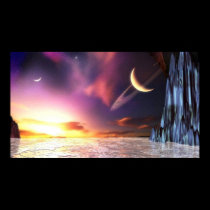 Sci Fi Digital Art Astronomy Seascape HUGE POSTER posters