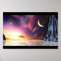 Sci Fi Digital Art Astronomy Seascape HUGE POSTER