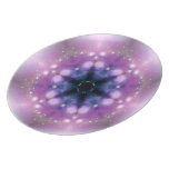 Sci-Fi Galaxy Light abstract art 8 Dinner Plate