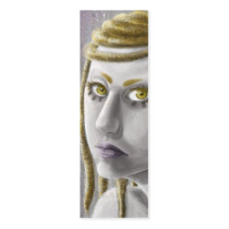 Sci-fi Girl Bookmark Business Card Template