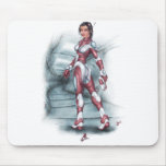 Sci-Fi Pin Up Girl Mouse Pads