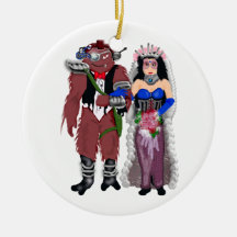 sci-fi wedding christmas ornaments