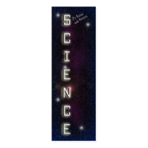 Science Bookmark Business Card Templates