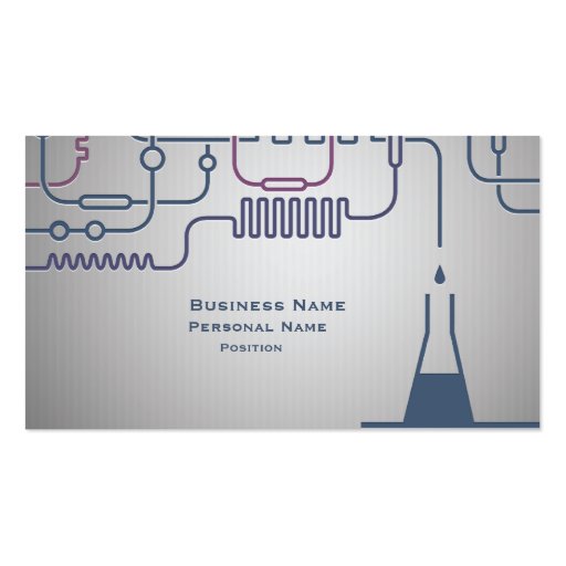 Science Business Business Card (front side)