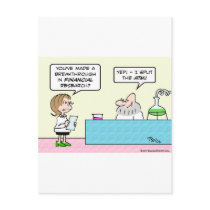 science business financial breakthrough split ATM Postcards