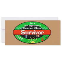 Science Class Survivor Including Periodic Table rack cards by malibuitalian Science Class Survivor Including Periodic Table rack cards