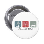 Science Club (Squares) Pinback Buttons