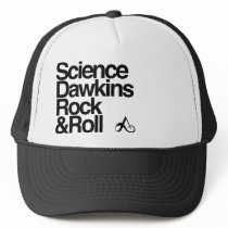 Science dawkins rock & roll hats by AtheistApparel Science dawkins rock & roll hats