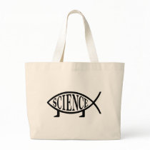 Science Fish Canvas Bags
