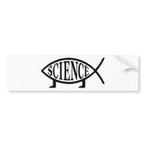 Science Fish Bumper Sticker