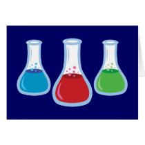 Science Flasks Greeting Card