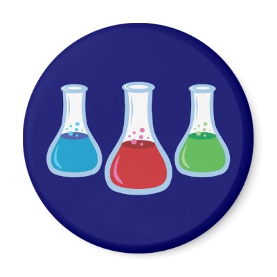 Science Flasks Fridge Magnets by toxiferous