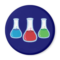 Science Flasks magnets