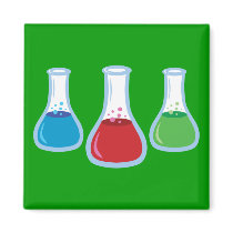 Science Flasks magnets