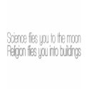 science flies you to the moon t-shirts
