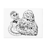 Science Friction postcards