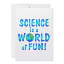 Science Fun Custom Invitations