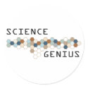 Science Genius stickers by itsallhot Science Genius stickers