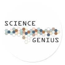 Science Genius stickers