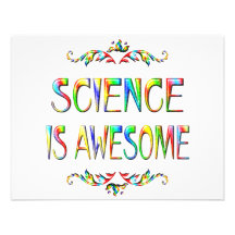 Science is Awesome Personalized Announcement