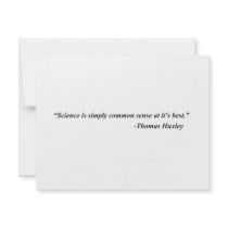 Science is Common Sense at it's Best invitations
