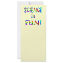 Science is Fun Rack Card Design
