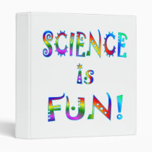 Science is Fun Vinyl Binders