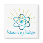 Science is My Religion Fridge Magnets
