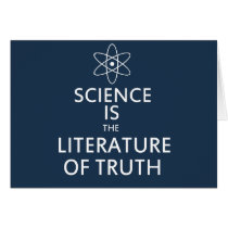 Science is the Literature of Truth cards