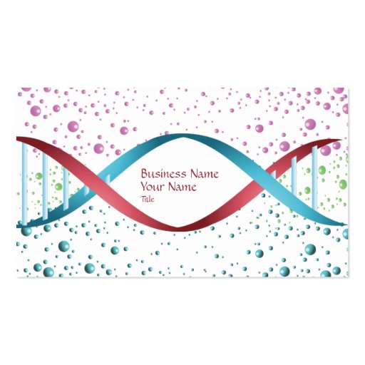 Science Medicine Business Card (front side)