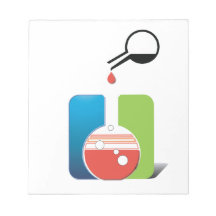 science - mixing chemicals scratch pads