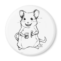 Science Mouse Magnet
