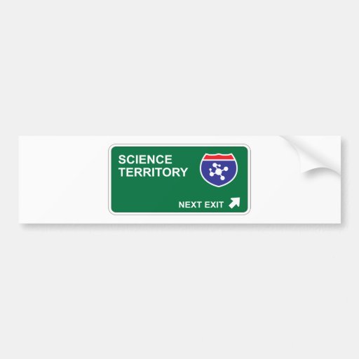 Science Next Exit Bumper Stickers