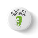 Science Obama Mini Button by KateBald Science Obama Mini Button